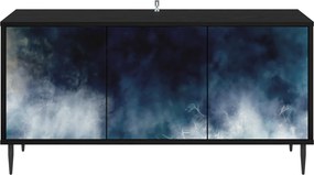 vidaXL Ντουλάπι TV RAALTE 102 x 33 x 51 εκ Μαύρη Δρυς
