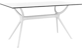 Τραπέζι AIR Λευκό PP/HPL 140x80x74cm
