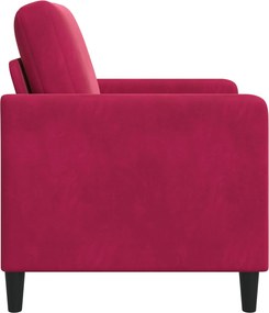 vidaXL Καναπές με Αποθήκευση Κόκκινο 72 x 78 x 87 εκ. Πολυεστέρας