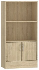 Βιβλιοθήκη Negan pakoworld sonoma μελαμίνης 60x30x120εκ (1 τεμάχια)