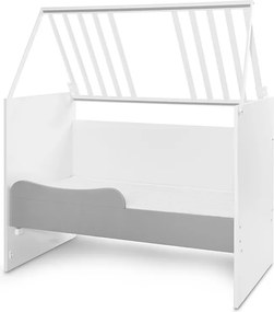 BED MULTI 190/72 COLOUR WHITE/STONE GREY