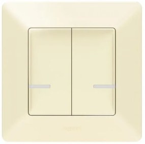 Διακόπτης Διπλός Ασύρματος Μπεζ Valena Life 752287 Legrand-752287-Μπεζ 752287