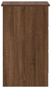 vidaXL Γραφείο Καφέ Δρυς 90 x 45 x 76 εκ. από Επεξεργασμένο Ξύλο