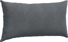 vidaXL Μαξιλάρι Καναπέ 2 pcs Σκούρο Γκρι 80 x 40 cm