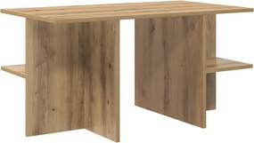 vidaXL Τραπεζάκι σαλονιού Artisan Δρυς 87 x 50 x 45 εκ