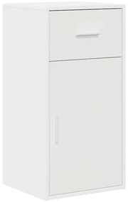 vidaXL Γωνιακό γραφείο Λευκό 102 x 50 x 75 εκ Επεξεργασμένο ξύλο