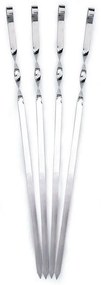 Σουβλάκια Ψησίματος (Σετ 6Τμχ) 05-11895 44cm Inox Estia Stainless Steel
