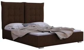 Κρεβάτι Florence 104, Διπλό, Καφέ, 180x200, Ταπισερί, 195x214x128cm, 90 kg | Epipla1.gr