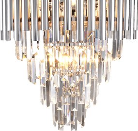 Φωτιστικό Οροφής Madison Ø45cm Ασημί