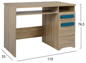 ΓΡΑΦΕΙΟ PLAYROOM SONAMA-ΣΙΕΛ HM11154.01 110X55X76.5εκ - HM333+HM336.01