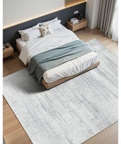 VEVOR Large Area Rug 10x14 ft Anti-Skid and Tear-Resistant Floor Mat Modern Gray