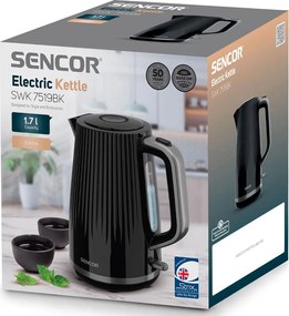 Βραστήρας Sencor SWK 7519BK 1,7lt 2200W  Μαύρο