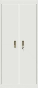 vidaXL Ντουλάπι αποθήκευσης Λευκός 60 x 40 x 140 cm Ατσάλι