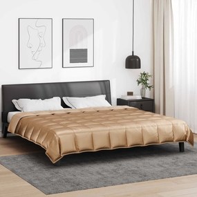 vidaXL Κουβέρτα ολόκληρου του χρόνου Χρυσό 200 x 200 cm