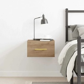 vidaXL Κομοδίνο artisan δρυς 35 x 35 x 20 εκ Επεξεργασμένο ξύλο