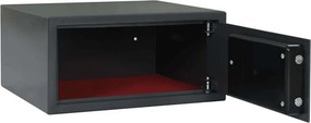 vidaXL Ψηφιακό Ασφαλές Σκούρο γκρι 42 x 37 x 20 εκ. Ατσάλι