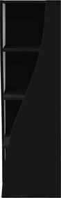 vidaXL Γωνιακό Ντουλάπι Μαύρο 32x32x102εκ Επεξεργασμένο ξύλο
