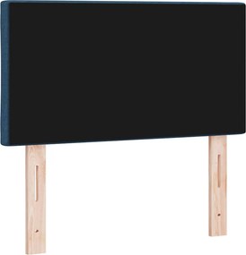 vidaXL LED κεφαλάρι Μπλε 80 cm ύφασμα