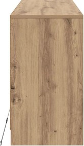 vidaXL Ντουλάπι TV 91 x 34 x 61 εκ. Artisan Δρυς Επεξεργασμένο Ξύλο