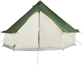 vidaXL Σκηνή Οικογενειακή Tipi 10 Ατόμων Αδιάβροχη Πράσινη