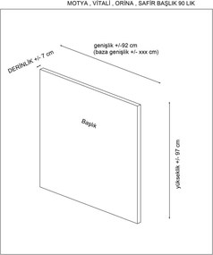 Headboard Safir 150 - Beige Beige