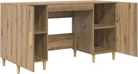 vidaXL Γραφείο Artisan Oak Επεξεργασμένο ξύλο 140 x 50 x 75 εκ.