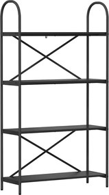 vidaXL Ράφι Βιβλίων 4 επιπέδων 80 x 30 x 146 εκ Επεξεργασμένο ξύλο