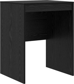 vidaXL Γραφείο Μαύρη Οξυά 60 x 50 x 76 εκ.