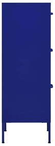 vidaXL Ντουλάπι Αποθήκευσης Ναυτικό Μπλε 42,5x35x101,5 εκ. από Ατσάλι