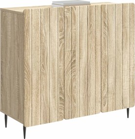 vidaXL Πλαϊνό γραφείο Sonoma Δρυς 89 x 34,5 x 82 εκ.