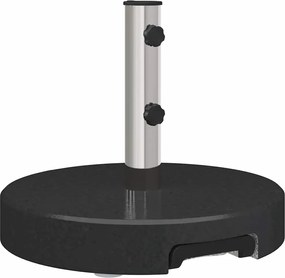 vidaXL Βάση ομπρέλας Μαύρο Ø 45 x 37.5 εκ. Γρανίτης