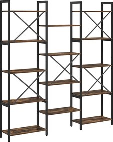 vidaXL Ράφι Βιβλίων Δρύς Sonoma 156 x 25 x 167 εκ. Επεξεργασμένο ξύλο