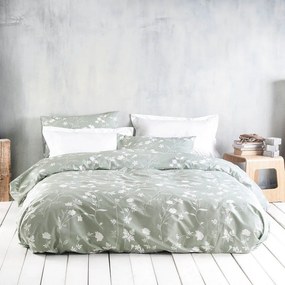 Κουβερλί Everly (Σετ 3τμχ) Green Ρυθμός Queen Size 220x240cm 100% Cotton