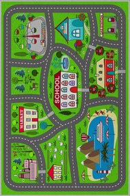 Χαλί Hmnt107 559HFT1576 Green-Multi Conceptum Hypnose 100X150cm