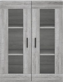 vidaXL Ντουλάπι Τοίχου Γκρι Sonoma 69,5 x 34 x 90 εκ.