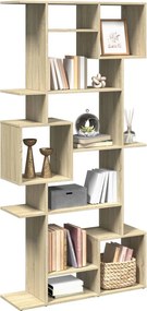 vidaXL Βιβλιοθήκη Χρώμα Sonoma Δρυς 92x29x188 εκ. Επεξεργασμένο Ξύλο
