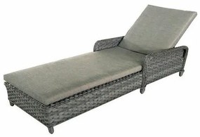 Ξαπλώστρα Rattan - Αλουμινίου Alicia 5112 G 210Χ71Χ52cm