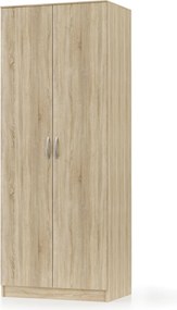 Ντουλάπα Δίφυλλη Simple Σονόμα 80x52x205cm