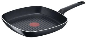 Τηγάνι Γκριλιέρα Simple Cook B55640 26x26cm Black Tefal 26cm Aluminium