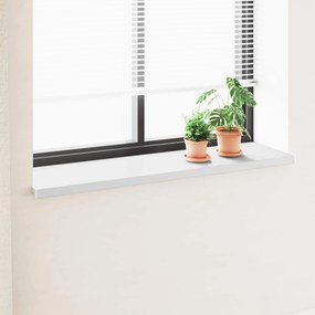 vidaXL Σαβανωτό Παραθύρου Λευκό 140 x 40 x 4,5 εκ PVC