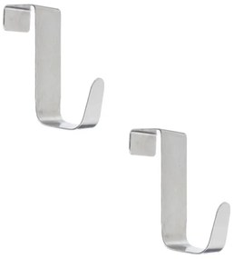 Σετ Κρεμάστρες πόρτας 5five 1 θέσης με διαστάσεις 2.5x6.5x7cm - 2 τεμάχια