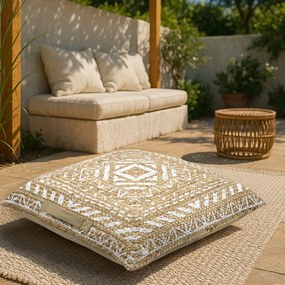 Μαξιλάρα Δαπέδου (60x60x10) S-F Nikaia White C6D087002