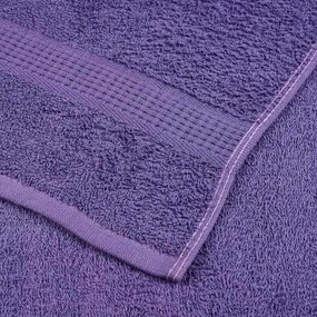 vidaXL Πετσέτες Σάουνας FROGN 4 τεμ. Μωβ 80x200 εκ. 360 γρ./μ²