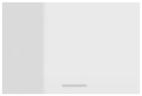 vidaXL Ντουλάπι Κρεμαστό Γυαλιστερό Λευκό 60x31x40 εκ. από Επεξ. Ξύλο