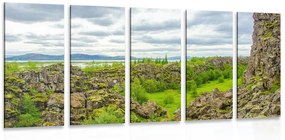 Εικόνα 5 τμημάτων Εθνικό Πάρκο Thingvellir - 100x50
