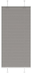 vidaXL Πλισέ περσίδα Ανθρακί 65x150 cm Πλάτος υφάσματος 64,4 cm