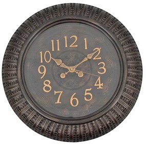 Ρολόι Τοίχου 827794 50,5x5,7cm Dark Brown-Gold Ankor Plastic
