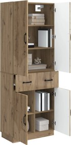 vidaXL Σέτ Ντουλαπιών 2 τμχ. Artisan Δρυς Επεξεργασμένο Ξύλο