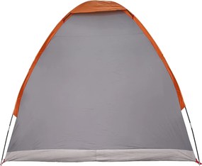 vidaXL Σκηνή Camping 2 ατόμων Γκρι και Πορτοκαλί