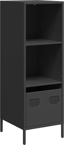vidaXL Ντουλάπι Μαύρο 35x39x103,5 εκ. από Χάλυβα